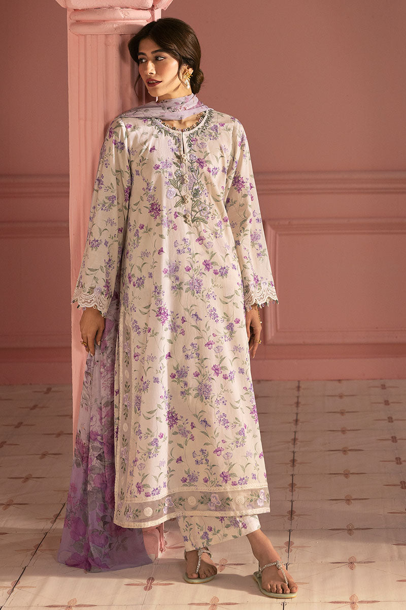 Cross Stitch | Premium Lawn 25 | LILAC BLOOM - Ladies Clothes 
