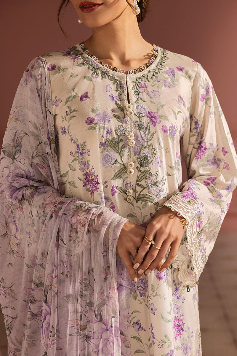 Cross Stitch | Premium Lawn 25 | LILAC BLOOM - Ladies Clothes 
