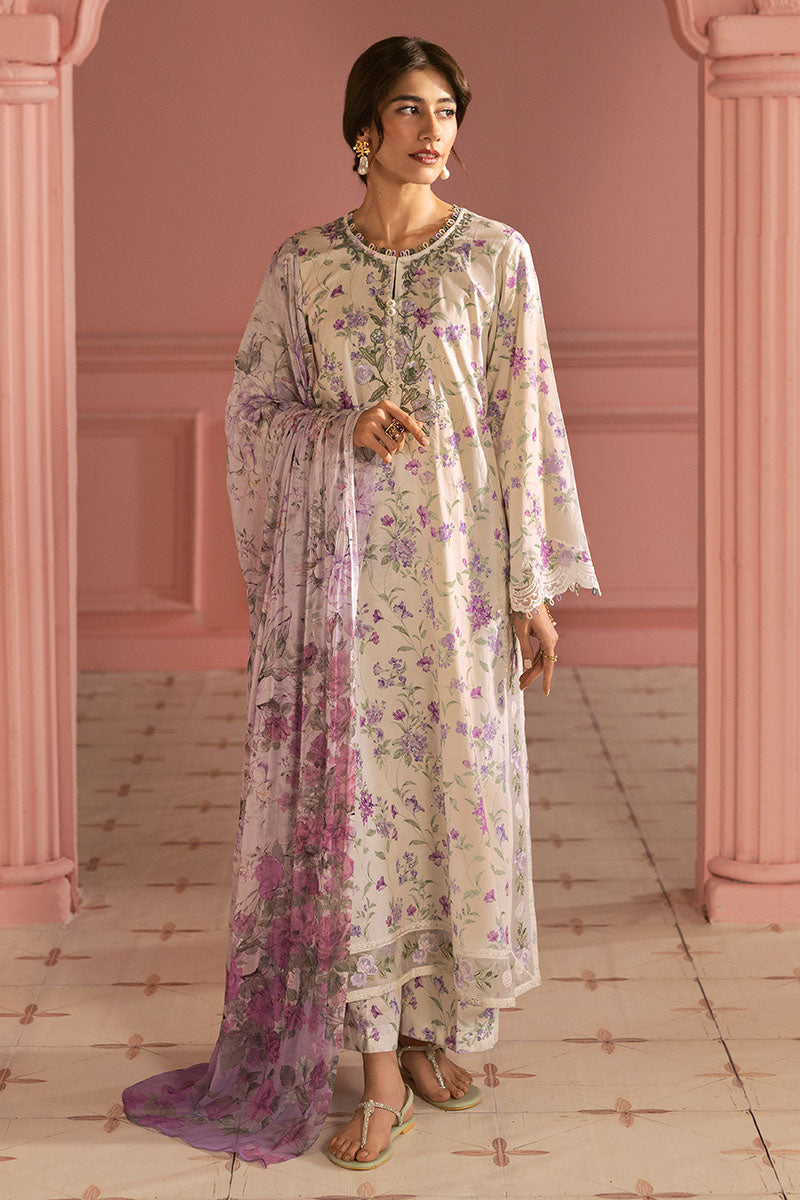Cross Stitch | Premium Lawn 25 | LILAC BLOOM - Ladies Clothes 