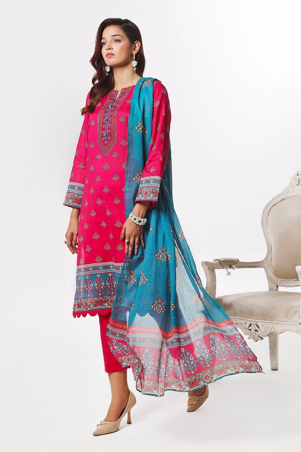 Gul Ahmed | Summer Special 25 | CLP-52209 by Maria Faisal - Registered Vendor of : Gul Ahmed - type : Ladies Clothes - 100% original wedding dresses
