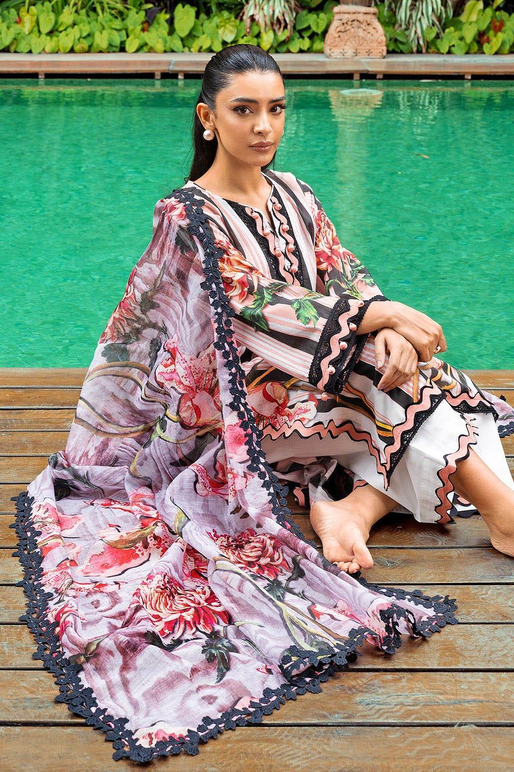 Gul Ahmed | Festive Capsule 25 | PC-52004 by Maria Faisal - Registered Vendor of : Gul Ahmed - type : - 100% original wedding dresses