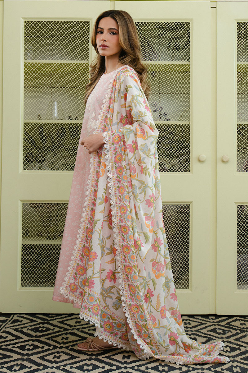 Cross Stitch | Daily Wear 25 | SOFT PINK-3 PC - Ladies Clothes 