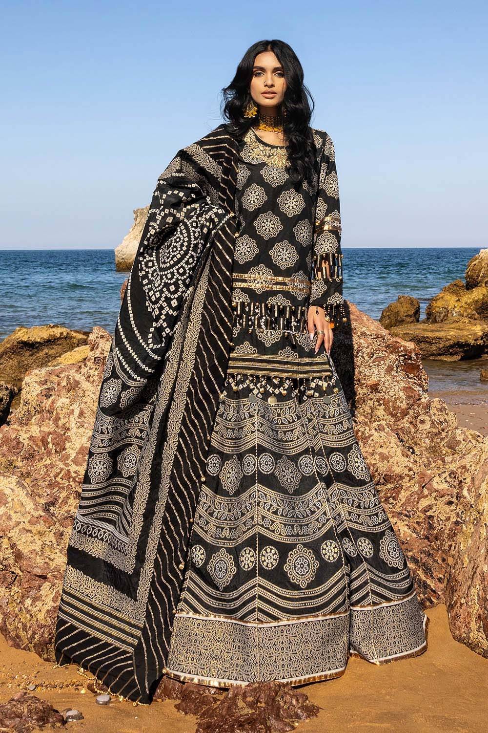 Gul Ahmed | Chunri Lawn 25 | PRW-32083 by Maria Faisal - Registered Vendor of : Gul Ahmed - type : Ladies Clothes - 100% original wedding dresses