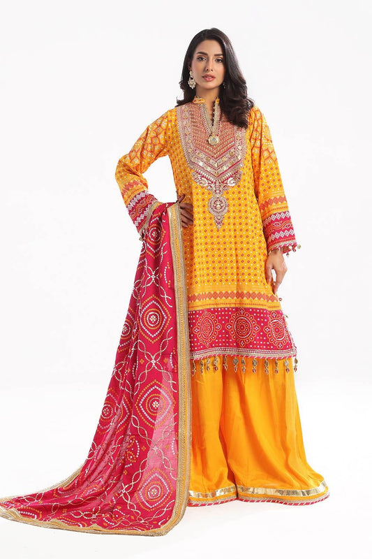 Gul Ahmed | Chunri Lawn 25 | PRW-42006 by Maria Faisal - Registered Vendor of : Gul Ahmed - type : Ladies Clothes - 100% original wedding dresses