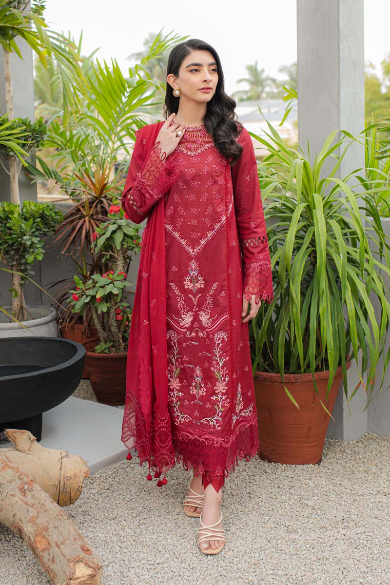 Qalamkar | Q Line Lawn Collection | JK-14 MANON - Ladies Clothes - Maria Faisal
