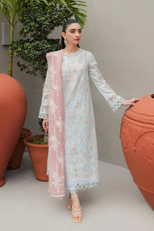 Qalamkar | Q Line Lawn Collection | JK-06 OCTAVIA - Ladies Clothes - Maria Faisal