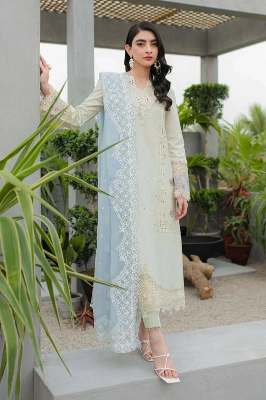 Qalamkar | Q Line Lawn Collection | JK-04 ASTER - Ladies Clothes - Maria Faisal