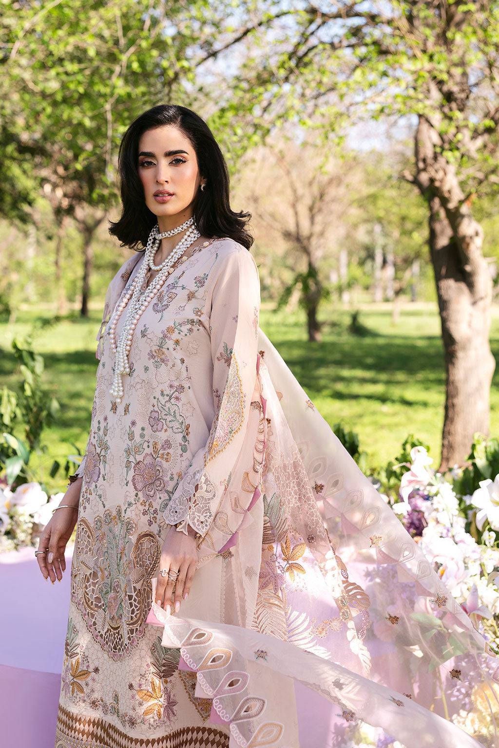 Ramsha | Riwayat Lawn Collection | Y-1308 by Maria Faisal - Registered Vendor of : Ramsha - type : Ladies Clothes - 100% original wedding dresses