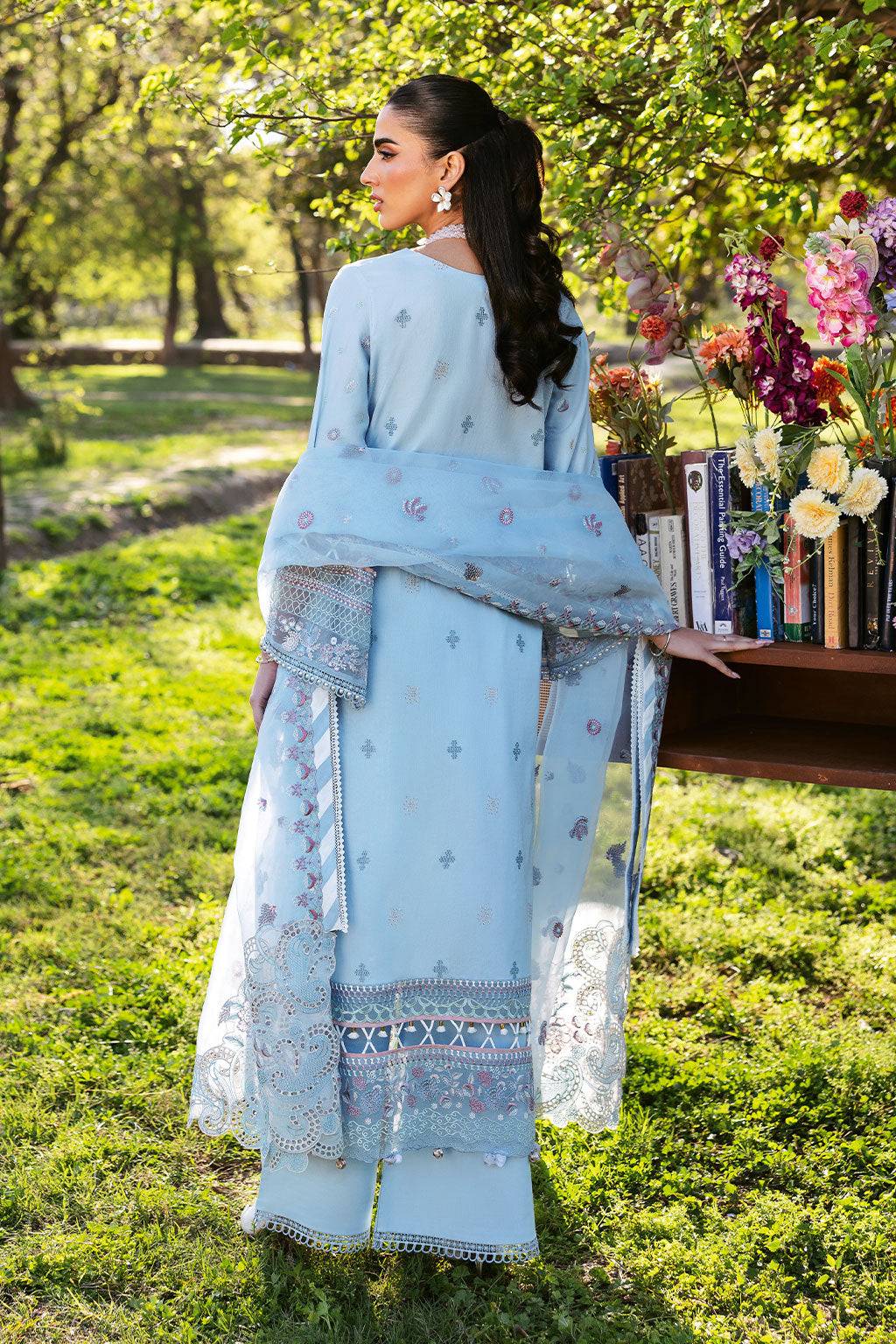 Ramsha | Riwayat Lawn Collection | Y-1306 by Maria Faisal - Registered Vendor of : Ramsha - type : Ladies Clothes - 100% original wedding dresses
