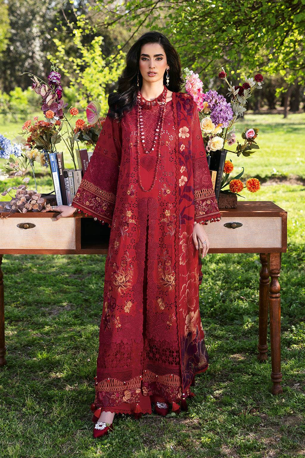 Ramsha | Riwayat Lawn Collection | Y-1309 by Maria Faisal - Registered Vendor of : Ramsha - type : Ladies Clothes - 100% original wedding dresses