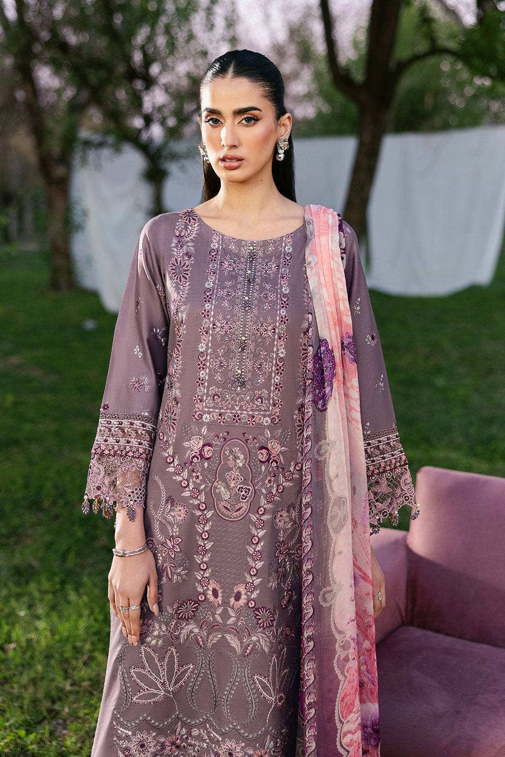 Ramsha | Riwayat Lawn Collection | Y-1310 by Maria Faisal - Registered Vendor of : Ramsha - type : Ladies Clothes - 100% original wedding dresses