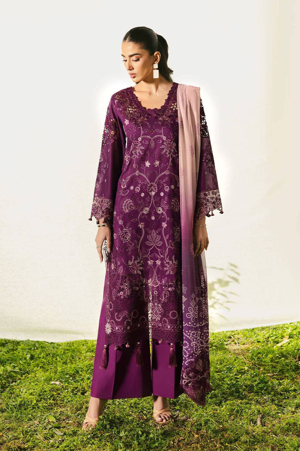 Ramsha | Riwayat Lawn Collection | Y-1305 by Maria Faisal - Registered Vendor of : Ramsha - type : Ladies Clothes - 100% original wedding dresses