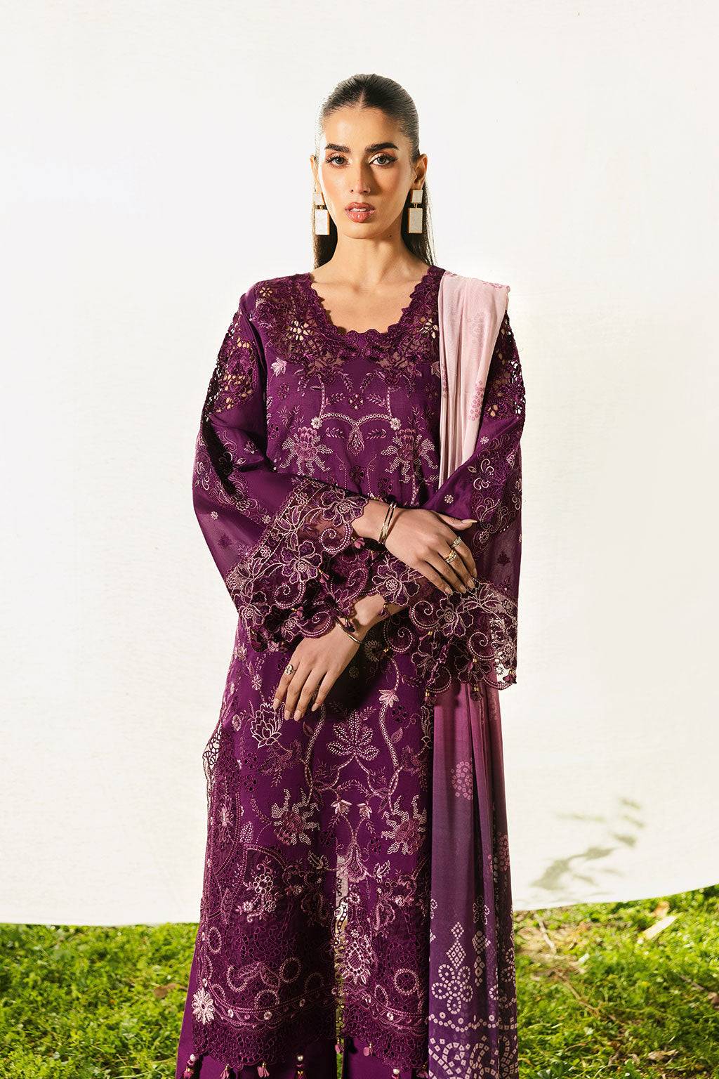 Ramsha | Riwayat Lawn Collection | Y-1305 by Maria Faisal - Registered Vendor of : Ramsha - type : Ladies Clothes - 100% original wedding dresses