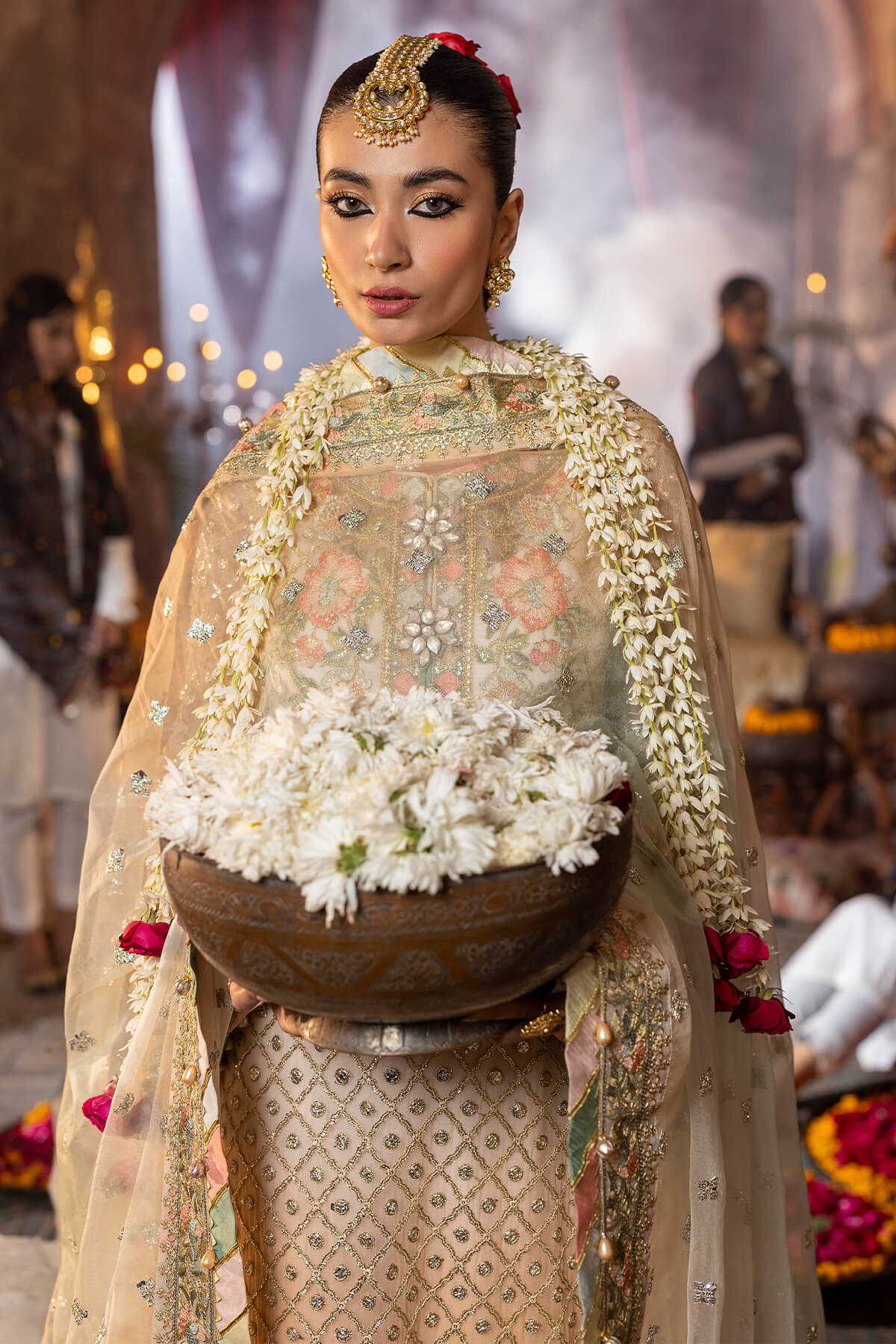 Raeesa Premium | Saf e Awwal Wedding Formals | D-3 - Designer Dress with Intricate embroidery and embellishments. Shop elegent wedding dress at Maria Faisal.