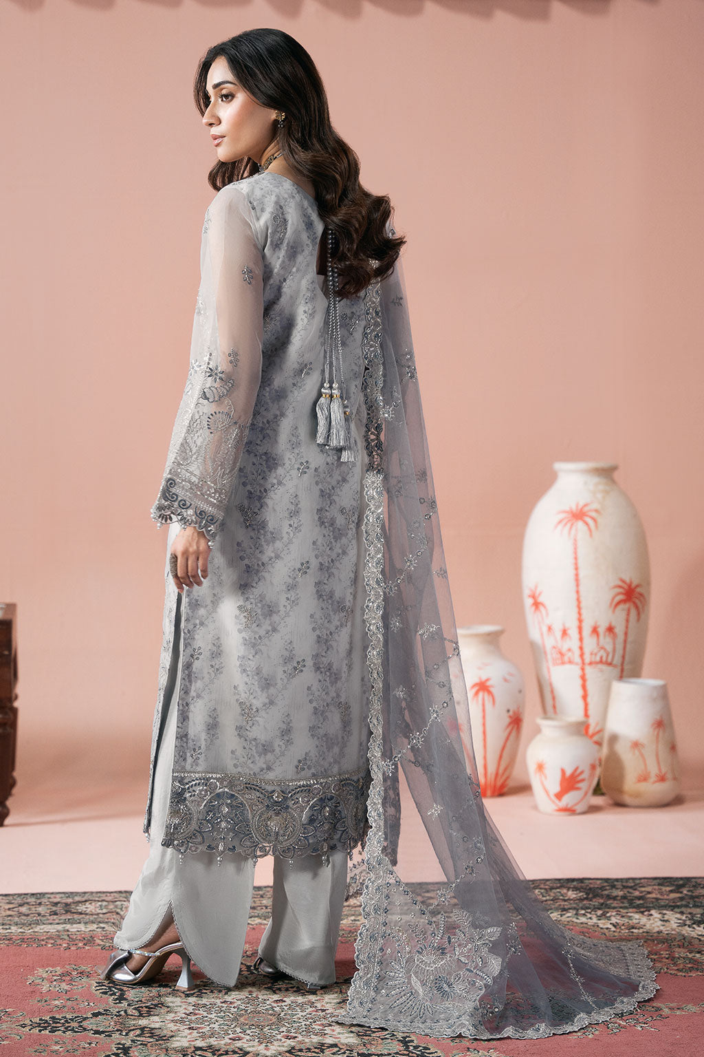 Ramsha | Rangeen Organza | PS-106 - Luxury Dress - available at Maria Faisal in UK and USA.