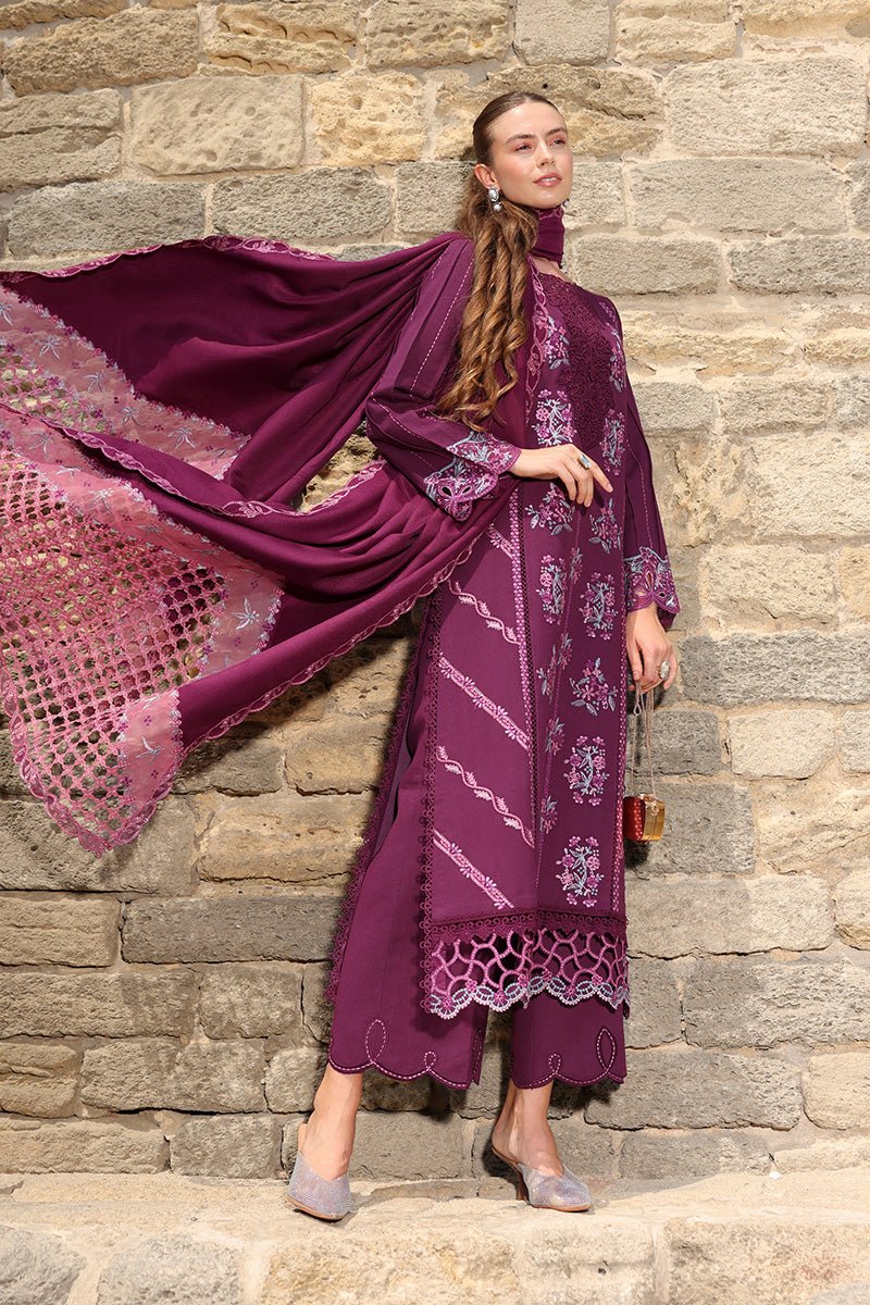 Rangrasiya | Carnation Luxury Shawl Edit | Affogato - Casual Wear - available at Maria Faisal in UK and USA