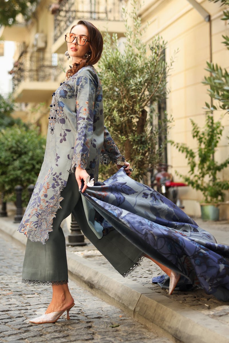 Rangrasiya | Lifestyle Winter Edit 25 | Audrey - Casual Dress - available at Maria Faisal in UK and USA.