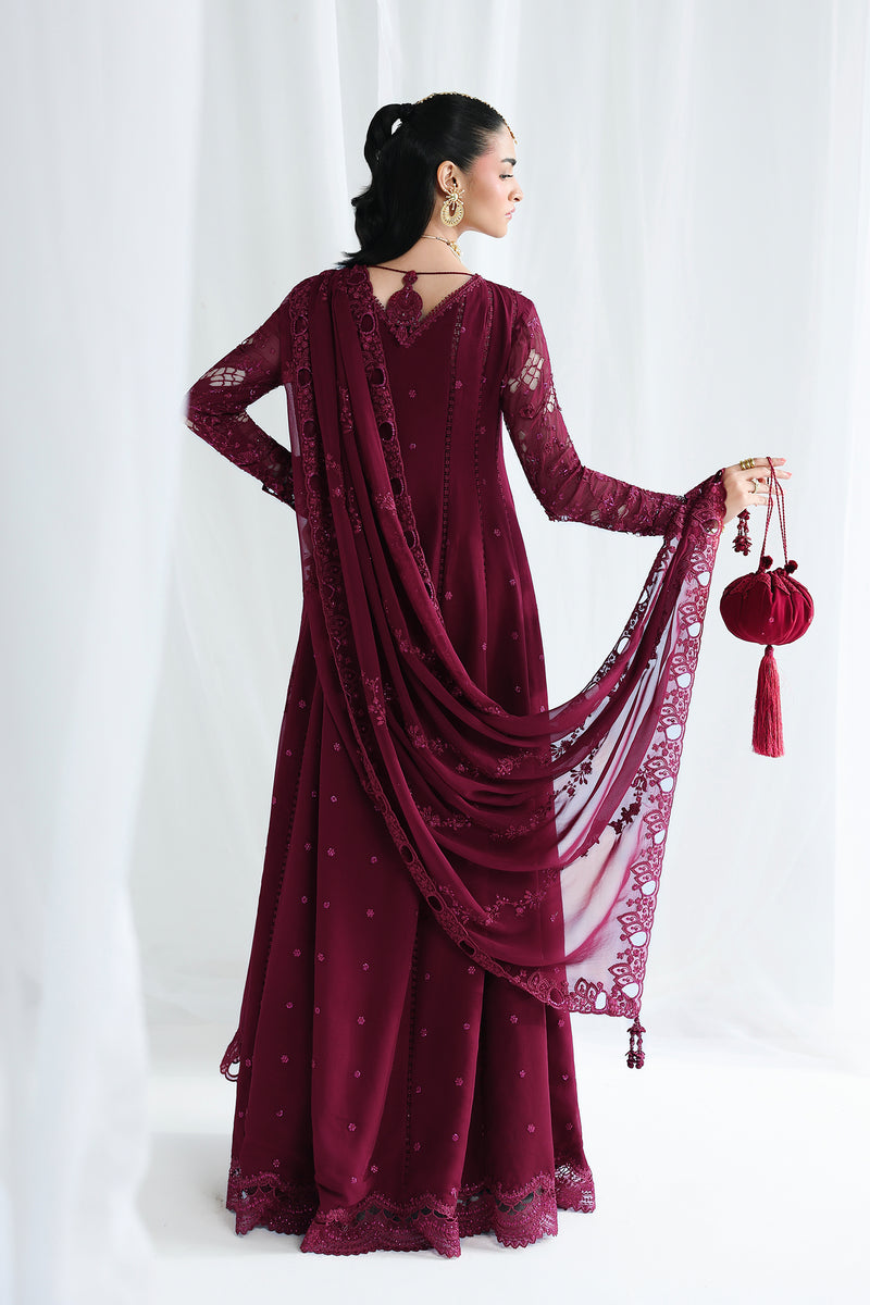 Qalamkar | Chiffon 26 | QCC-03 WAFA - Formal Dress - available at Maria Faisal in UK and USA.