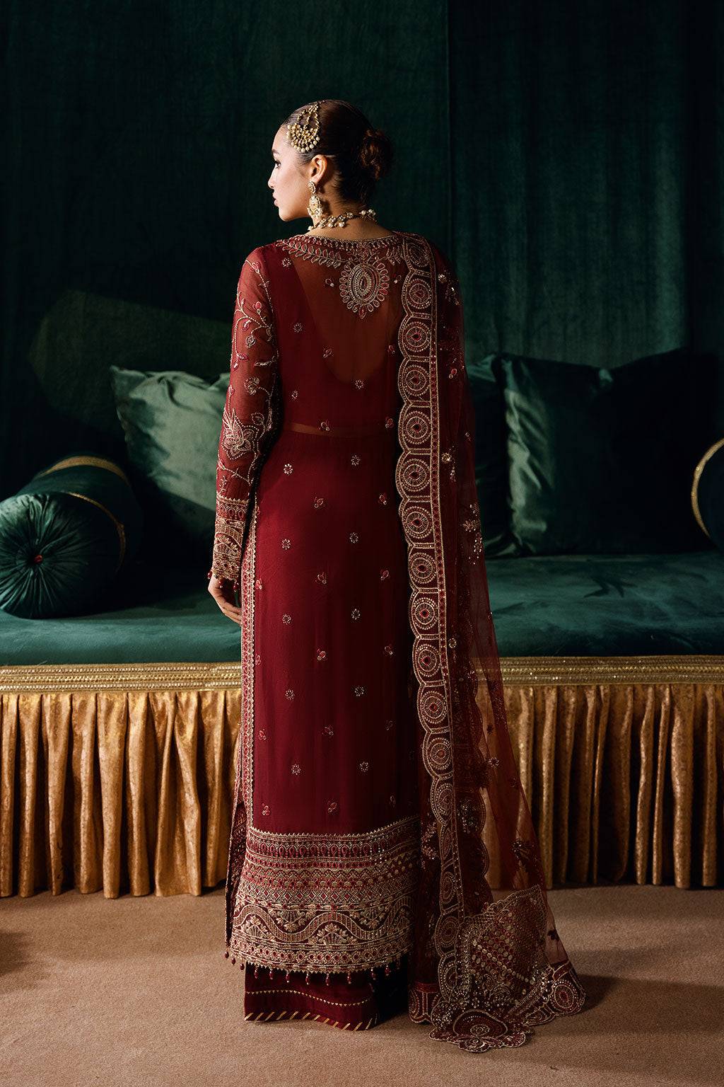 Ramsha | Dastak Luxury Chiffon Collection | Q-203 by Maria Faisal - Registered Vendor of : Ramsha - type : Ladies Clothes - 100% original wedding dresses