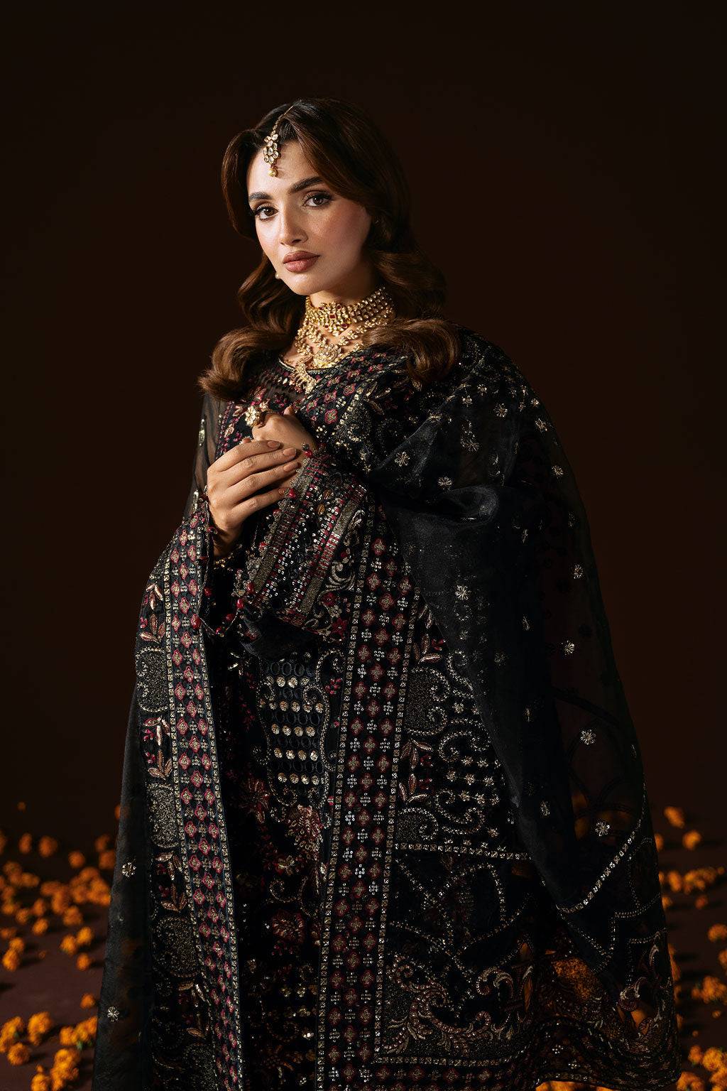Ramsha | Dastak Luxury Chiffon Collection | Q-205 by Maria Faisal - Registered Vendor of : Ramsha - type : Ladies Clothes - 100% original wedding dresses