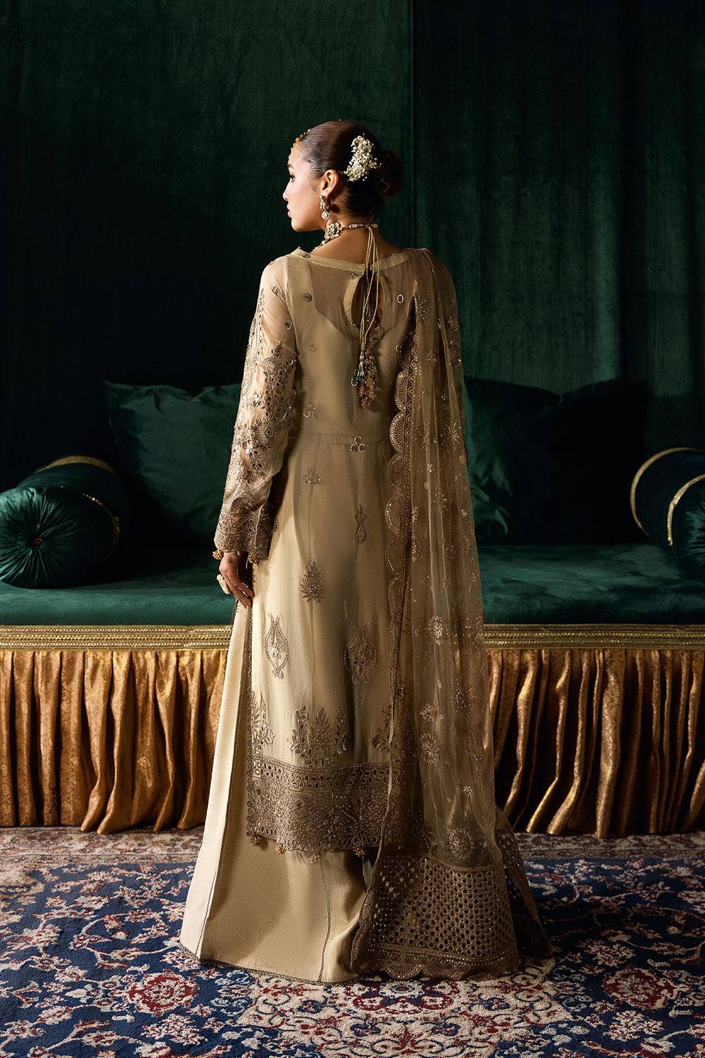 Ramsha | Dastak Luxury Chiffon Collection | Q-207 by Maria Faisal - Registered Vendor of : Ramsha - type : Ladies Clothes - 100% original wedding dresses