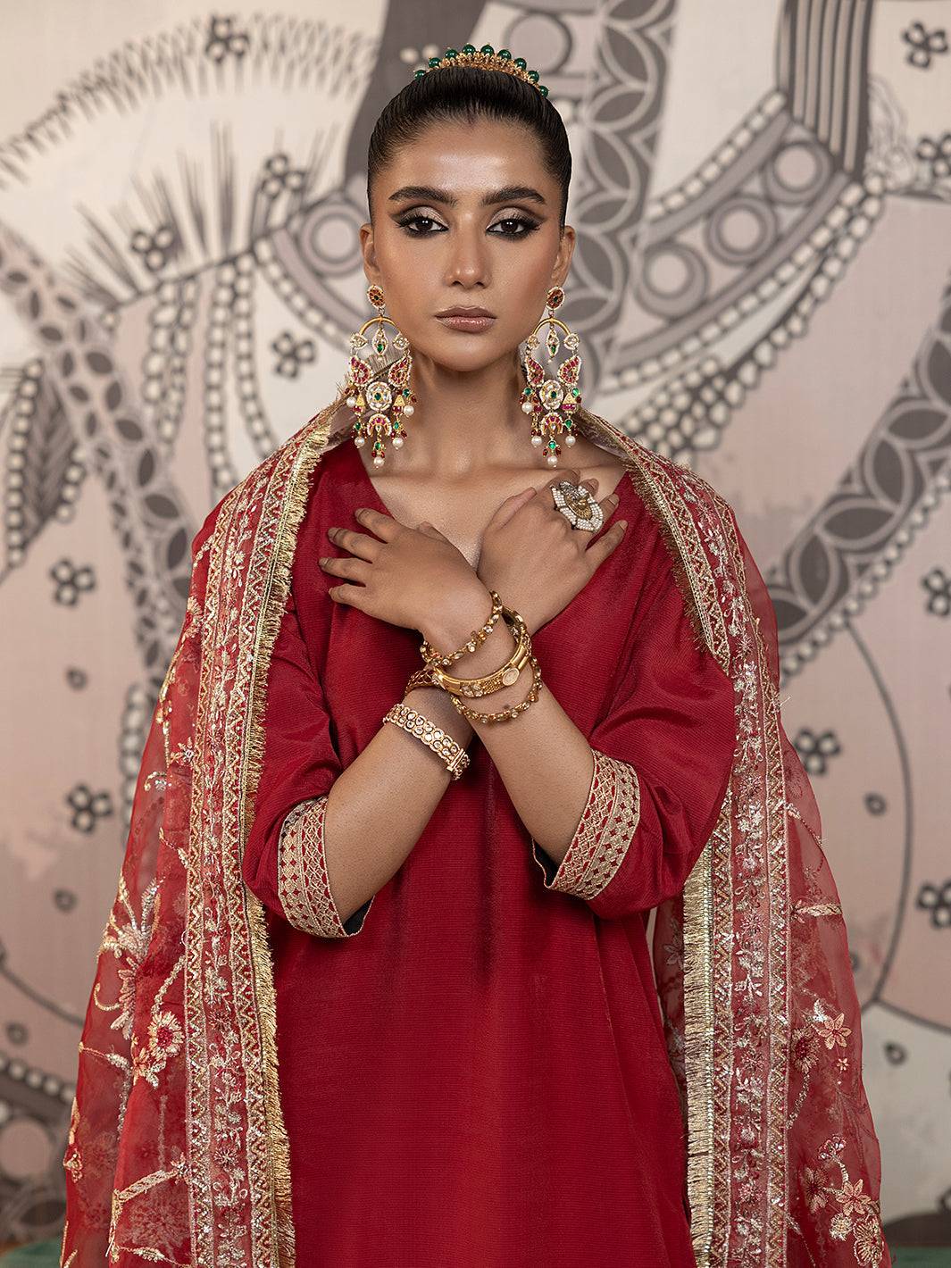 Hem Stitch | Raw Silk Edit 25 | Rose by Maria Faisal - Registered Vendor of : Hemstitch - type : Ladies Clothes - 100% original wedding dresses