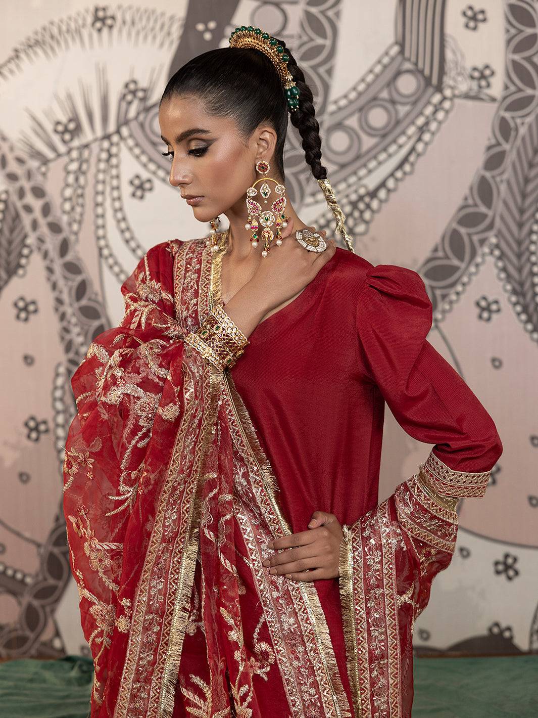 Hem Stitch | Raw Silk Edit 25 | Rose by Maria Faisal - Registered Vendor of : Hemstitch - type : Ladies Clothes - 100% original wedding dresses
