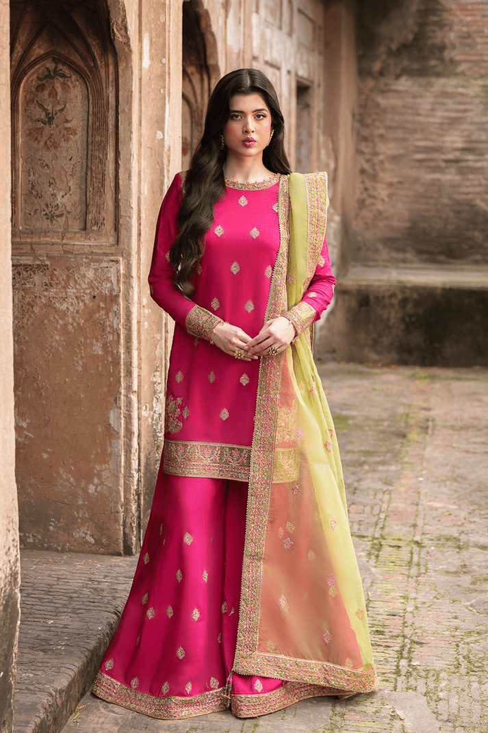 Saad Shaikh | Zaria Festive Pret 25 | CELESTE - Formal Dress - available at Maria Faisal in UK and USA.