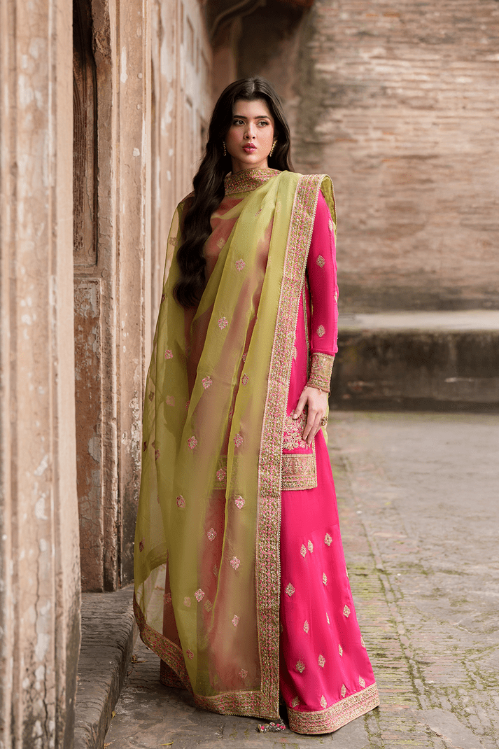 Saad Shaikh | Zaria Festive Pret 25 | CELESTE - Formal Dress - available at Maria Faisal in UK and USA.