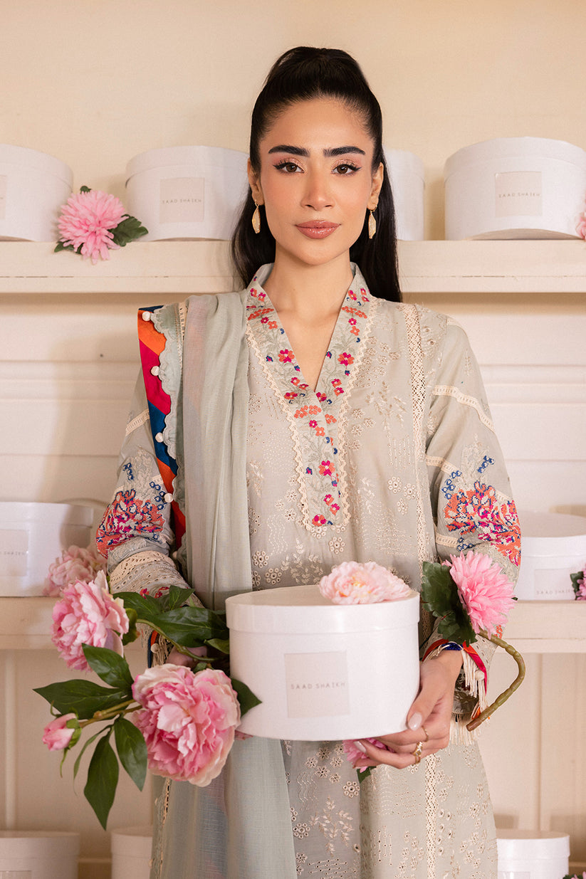 Saad Shaikh | La' Amour Luxury Lawn | Elara - Ladies Clothes - Maria Faisal