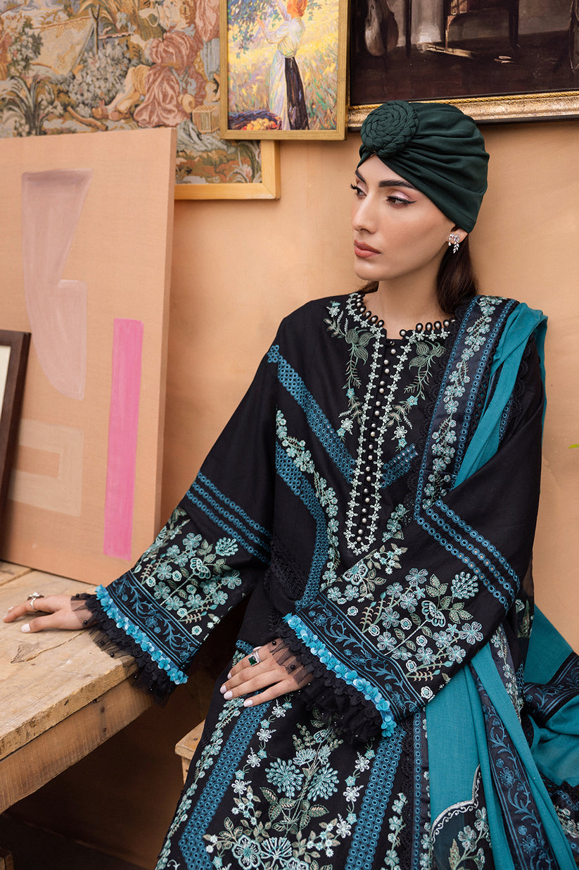 Saad Shaikh | La' Amour Luxury Lawn | Reh - Ladies Clothes - Maria Faisal