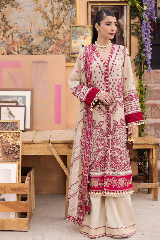 Saad Shaikh | La' Amour Luxury Lawn | Zena - Ladies Clothes - Maria Faisal