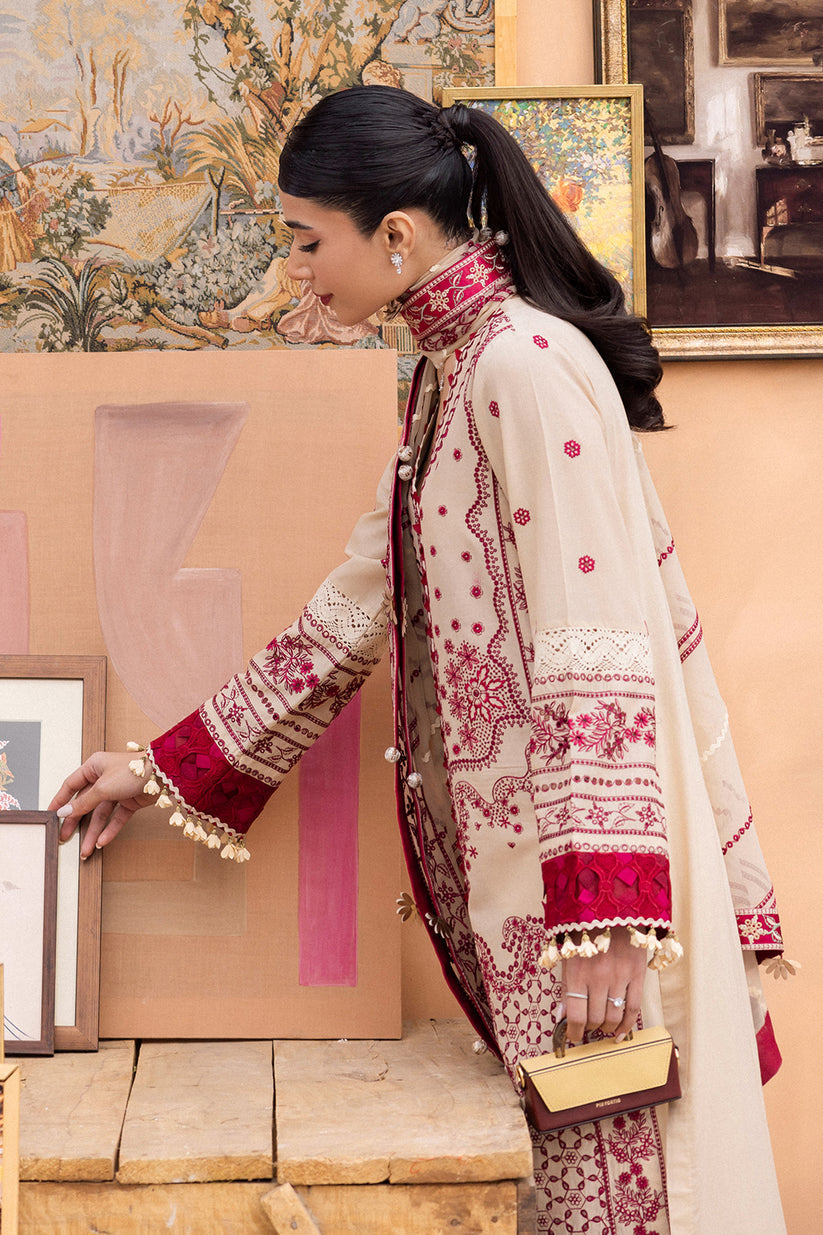 Saad Shaikh | La' Amour Luxury Lawn | Zena - Ladies Clothes - Maria Faisal
