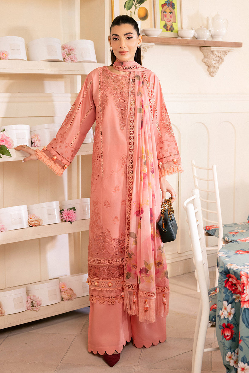 Saad Shaikh | La' Amour Luxury Lawn | Blossom - Ladies Clothes - Maria Faisal