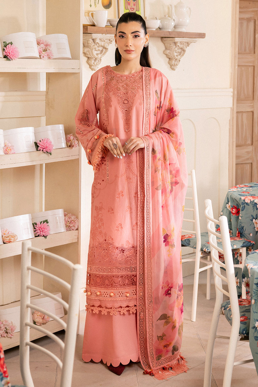Saad Shaikh | La' Amour Luxury Lawn | Blossom - Ladies Clothes - Maria Faisal