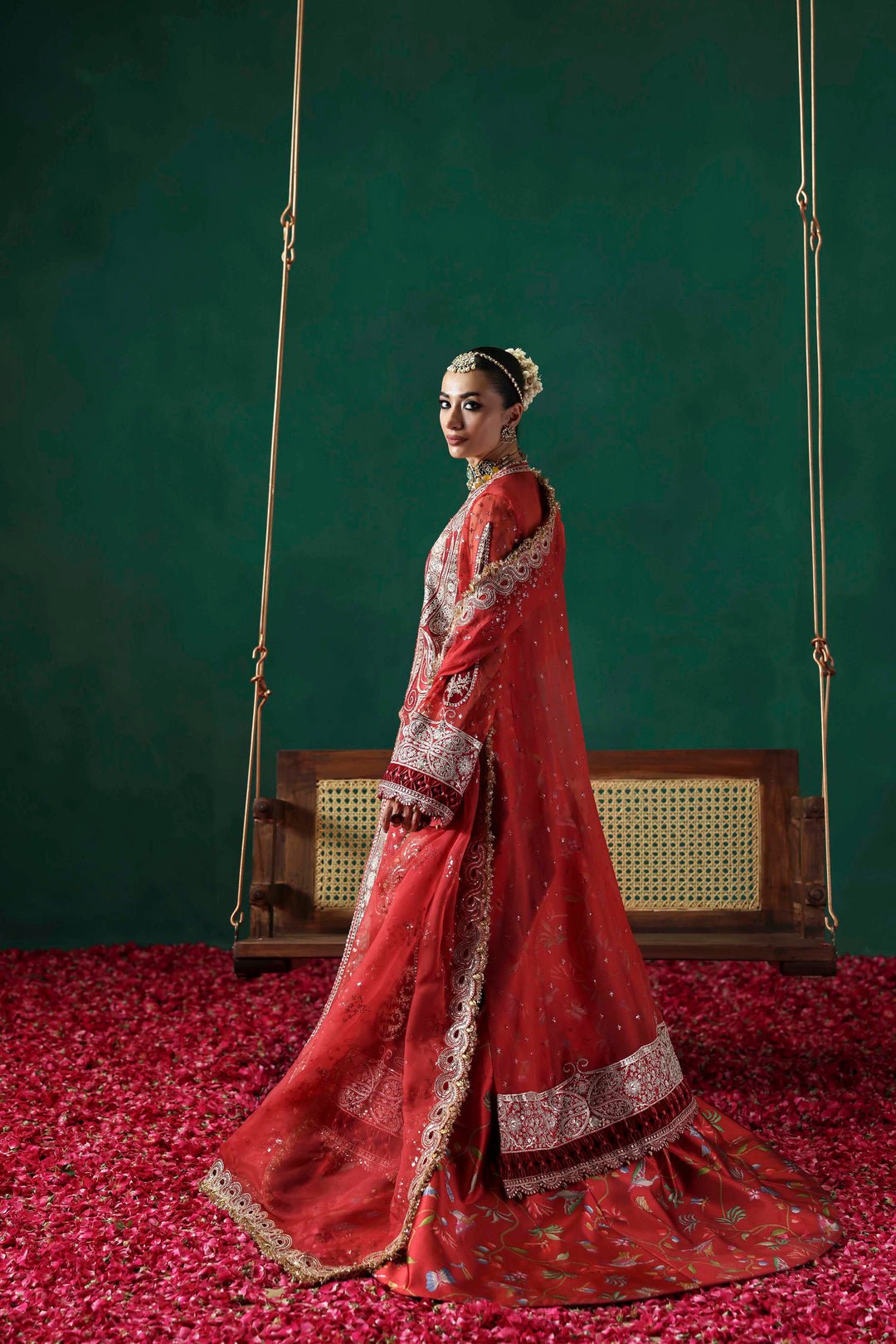 Sable Vogue | Festive 25 | FC - 02 - 25 - is Red dress from Sable Vogue - Ladies Clothes - Maria Faisal