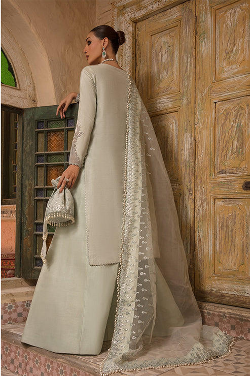 Saffron | Persia Wedding Collection | Teal Evening - Maria Faisal 