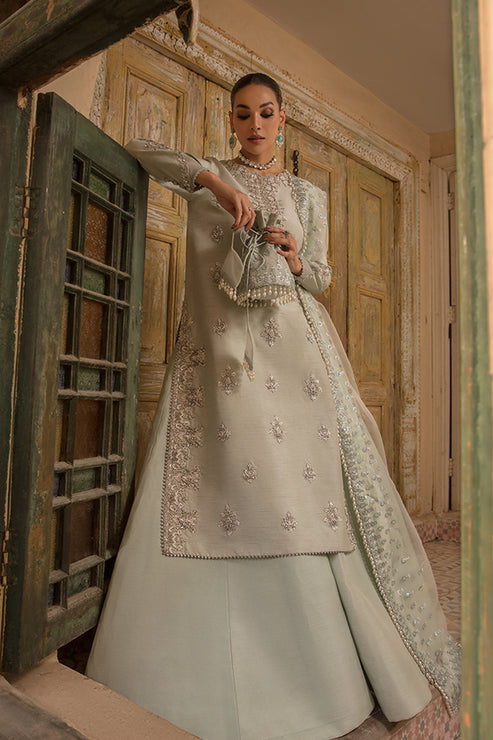 Saffron | Persia Wedding Collection | Teal Evening - Maria Faisal 