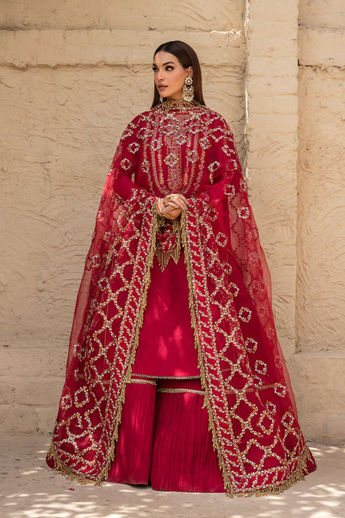 Saffron | Persia Wedding Collection | Rose Gold Satin - Maria Faisal