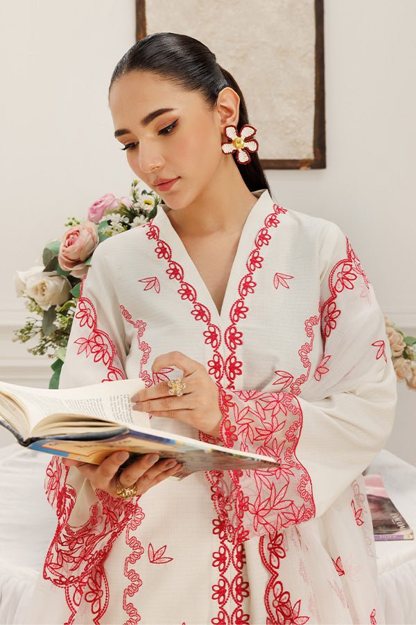 Saffron | Le Soleil 25 | Dewtide - Formal Dress - available at Maria Faisal in UK and USA.