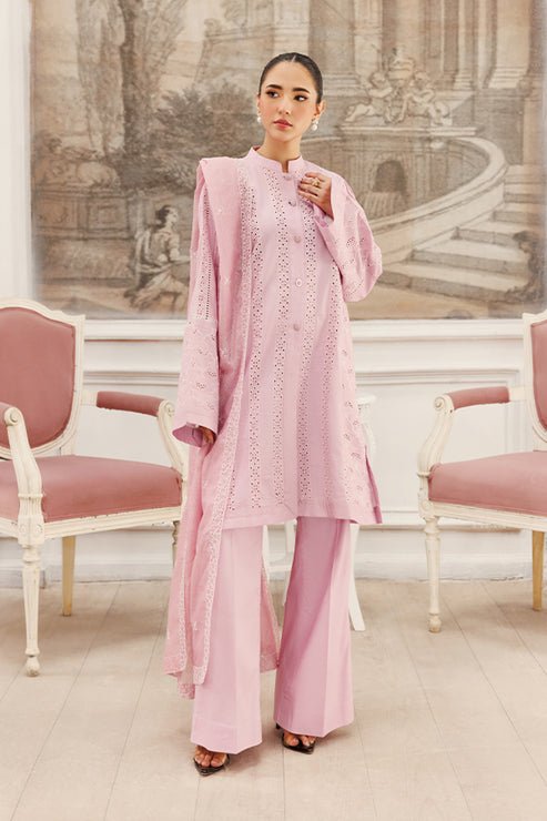 Saffron | Le Soleil 25 | Soft Petals - Formal Dress - available at Maria Faisal in UK and USA.