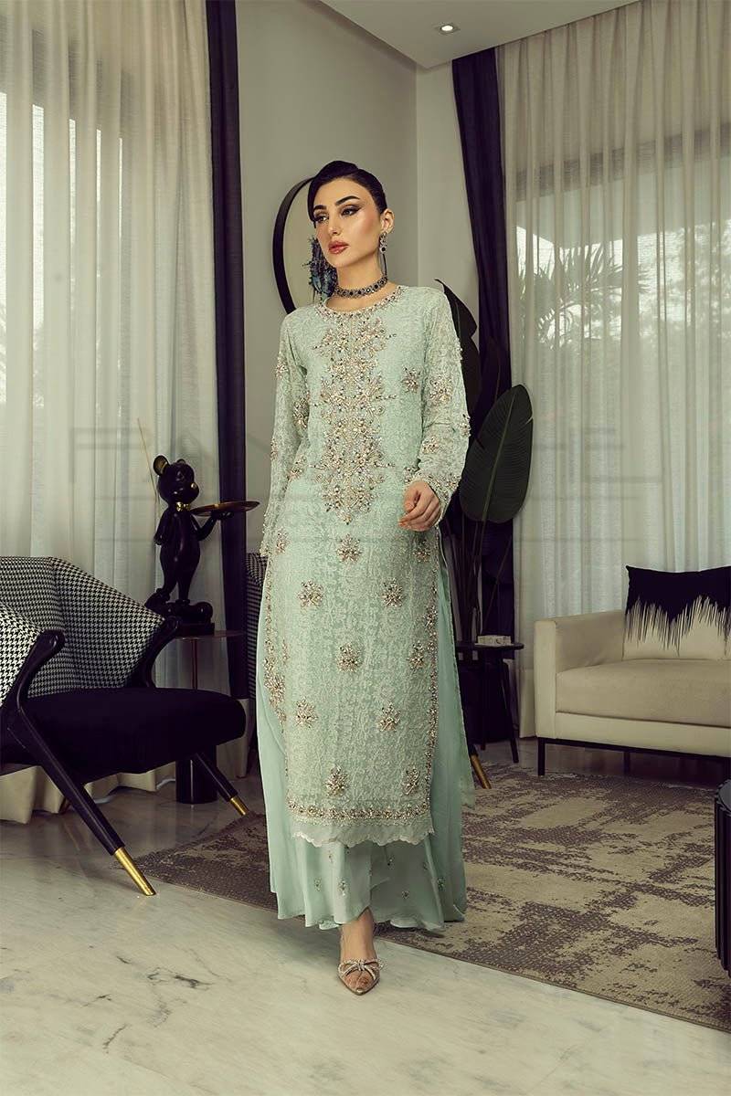 Panache | Pret | Sage Serenity by Maria Faisal - Registered Vendor of : Panache By Mona - type : Ladies Clothes - 100% original wedding dresses