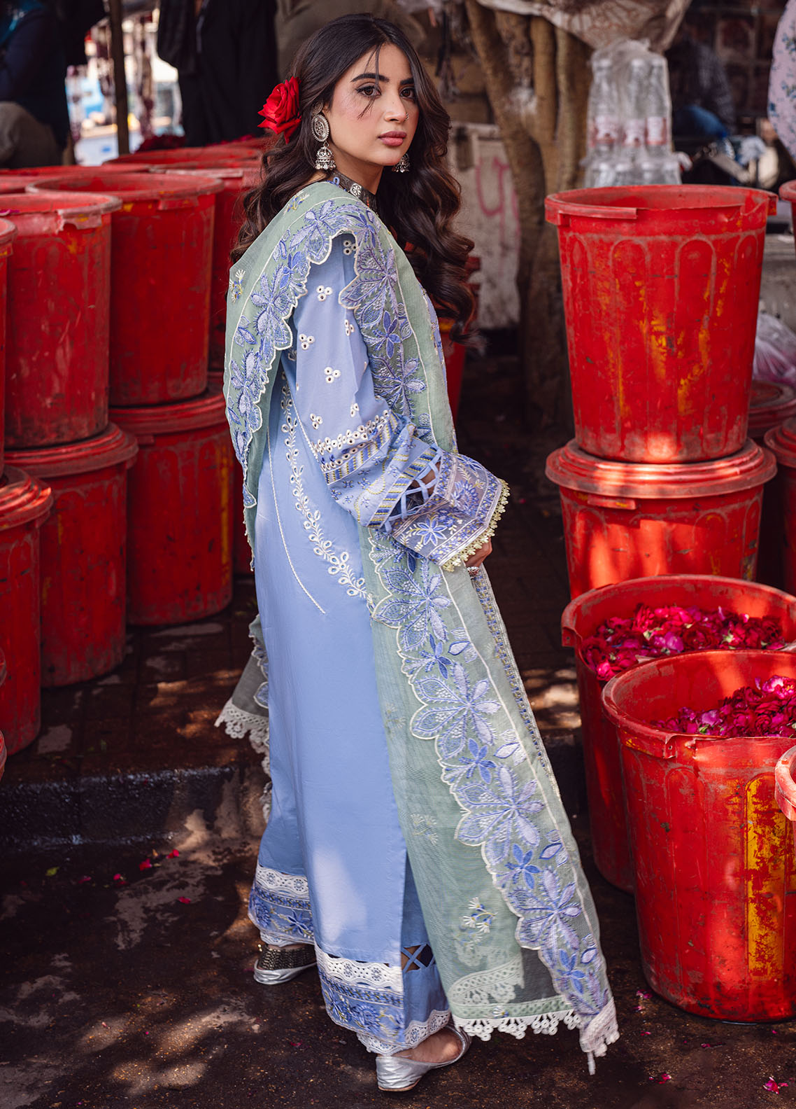 Sahane | Sahakari Chikankari Lawn Edit 24 | Chandni - Ladies Clothes 
