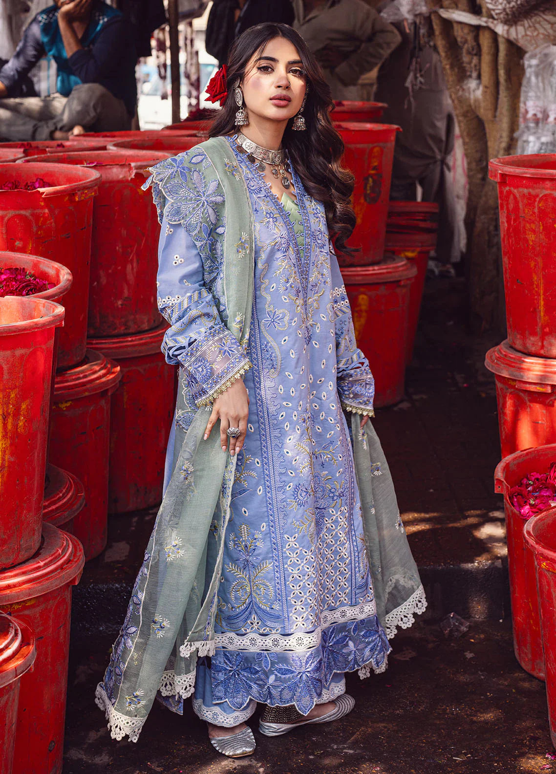 Sahane | Sahakari Chikankari Lawn Edit 24 | Chandni - Ladies Clothes 