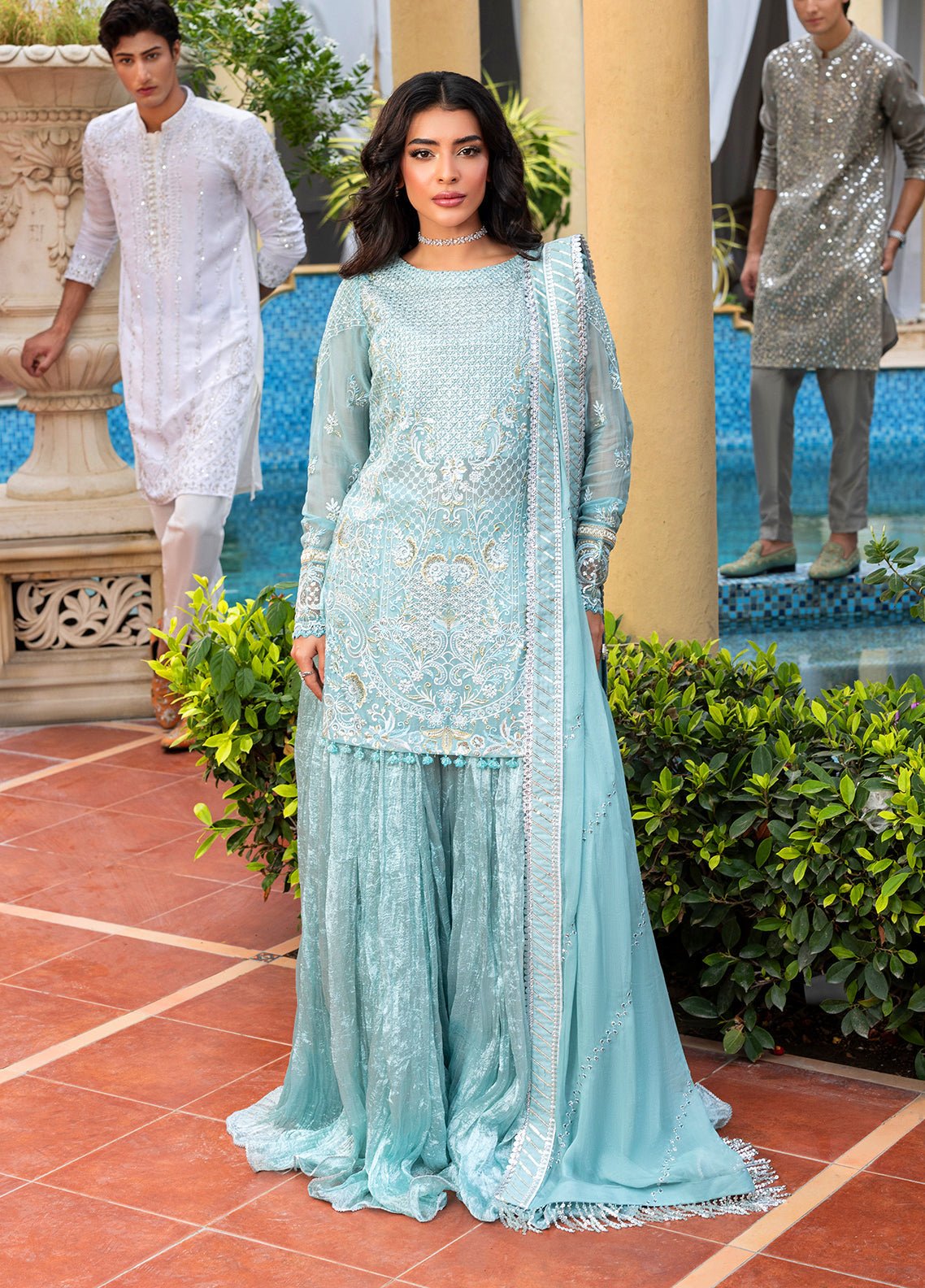 Sahane | Haye Dil Wedding Formals | CT 29006 Forever Mine - is Ferozi dress from Sahane - Ladies Clothes - Maria Faisal