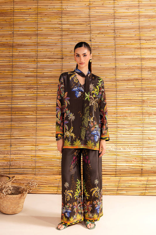 Saira Rizwan | Silk Coords 25 | COCONUT CRUSH - SRSP-25-02 - Formal Wear - available at Maria Faisal in UK and USA