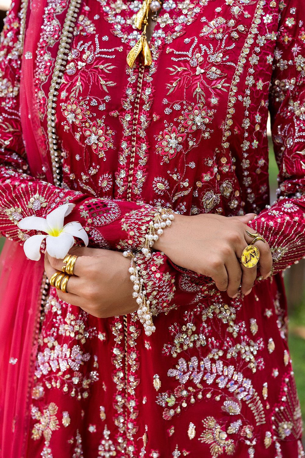 Saira Rizwan | Wedding 2025 | GOLNAR-SRF25-01 - Weading Dress  - available at Maria Faisal in UK and USA
