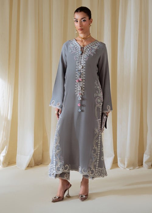 Saira Shakira | Basic Pret 25 | Sapphire Whisper - Casual Wear - available at Maria Faisal in UK and USA