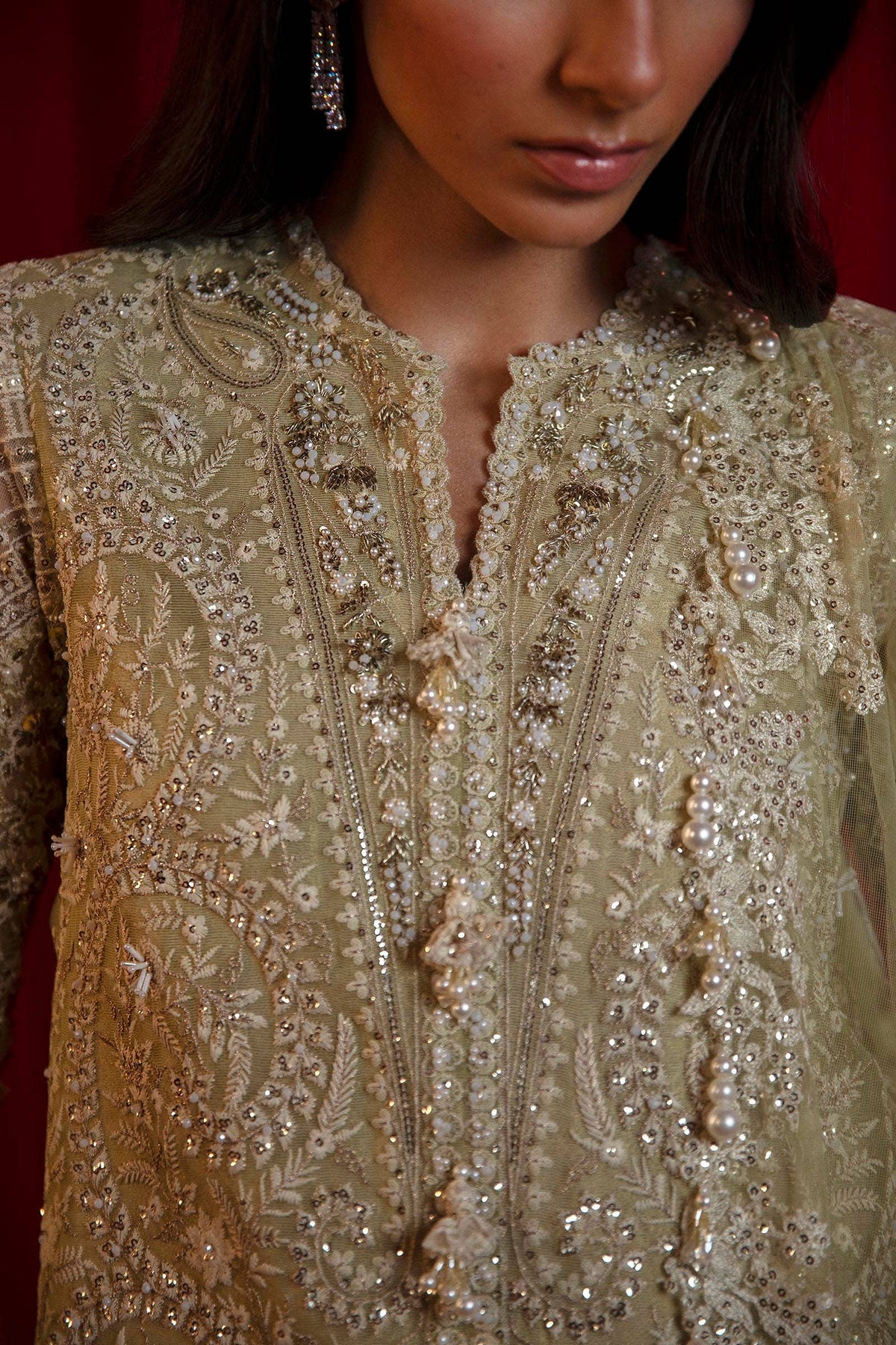 Sana Safinaz | Nura Festive 24 | N241-003-3CT - Wedding Dress - Maria Faisal