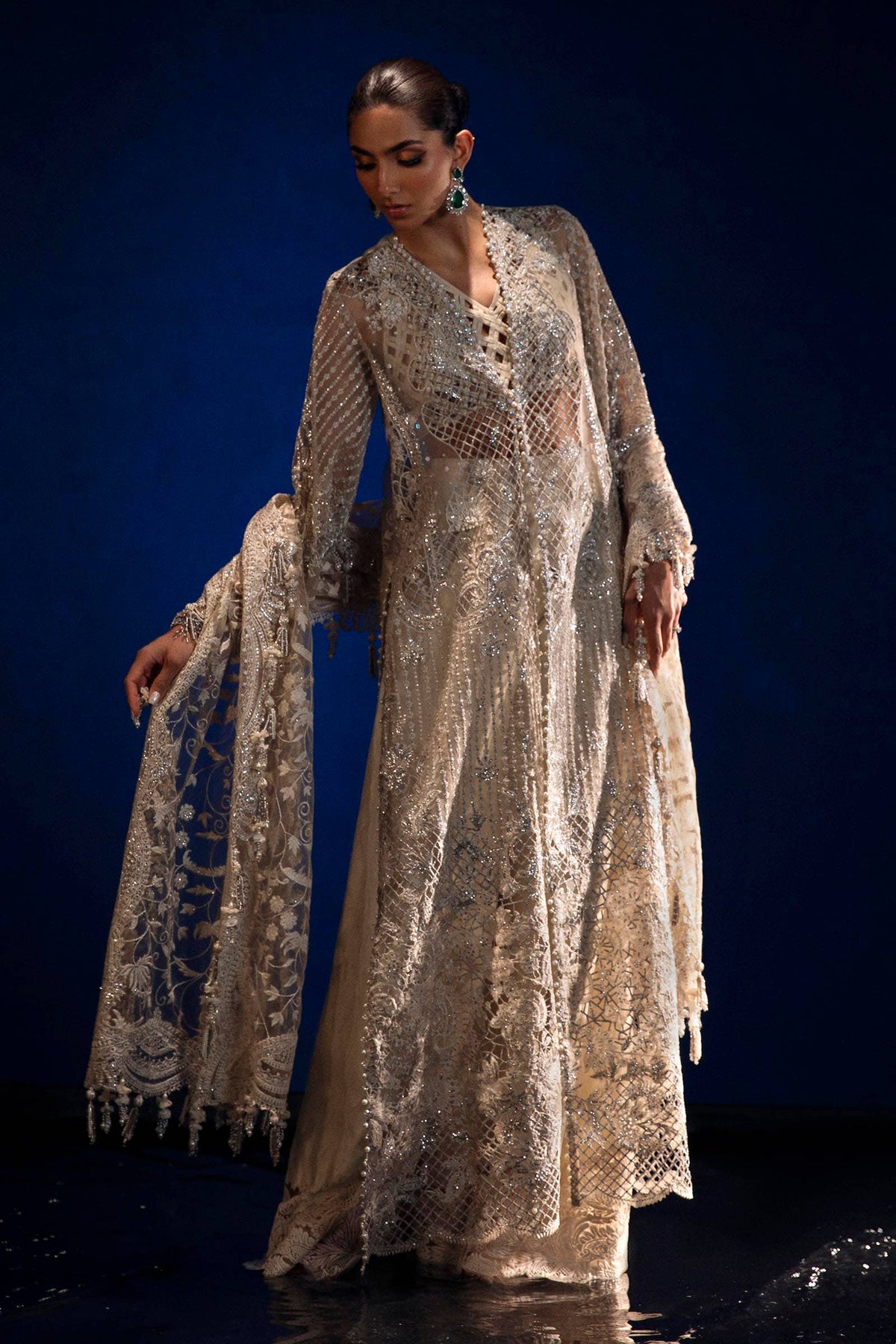 Sana Safinaz | Nura Festive 24 | N241-001-3CT - Wedding Dress - Maria Faisal